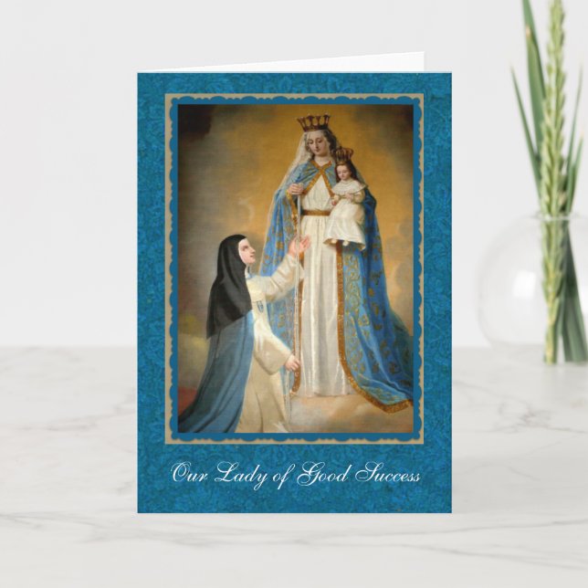 Our Lady of Good Success Quito Ecuador Card (Front)