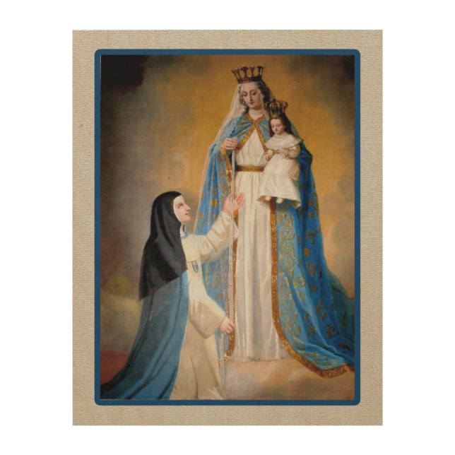 Our Lady of Good Success. Wood Wall Art (Front)
