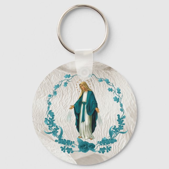 Our Lady of Grace Keychain (Front)