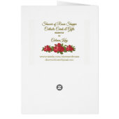 Our Lady of Grace Virgin Mary Flowers (Back)