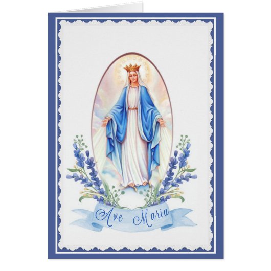 Our Lady of Grace Virgin Mary Flowers (Front)