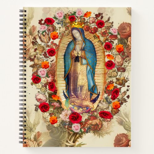 Our Lady of Guadalue Rose Potpourri Notebook
