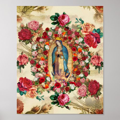 Our Lady of Guadalue Rose Potpourri Poster