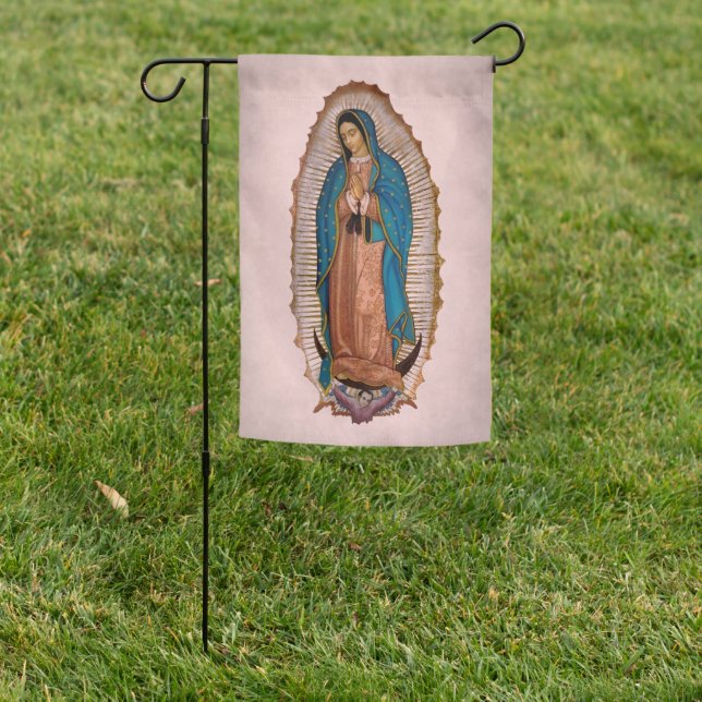Our Lady of Guadalupe 1531 Garden Flag (In SItu)