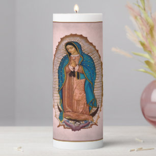 Our Lady of Guadalupe 1531 Pillar Candle