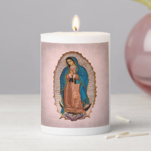 Our Lady of Guadalupe 1531 Pillar Candle
