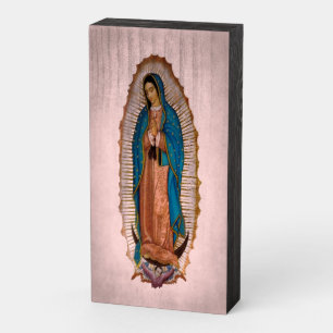 Our Lady of Guadalupe 1531 Wooden Box Sign