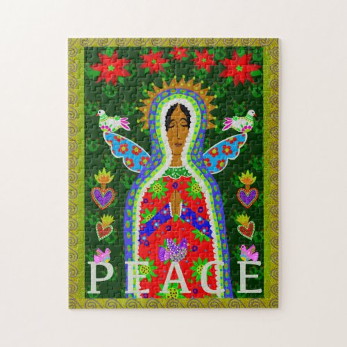 Our Lady of Guadalupe Angel Peace Jigsaw Puzzle