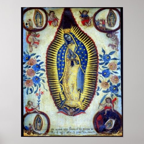 Our Lady of Guadalupe  Apparitions Poster