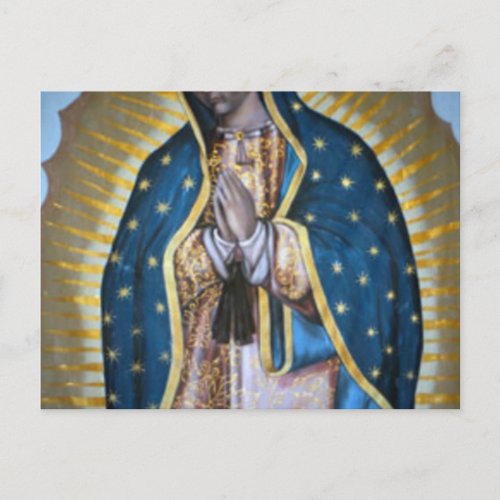 Our Lady Of Guadalupe Art Postcard
