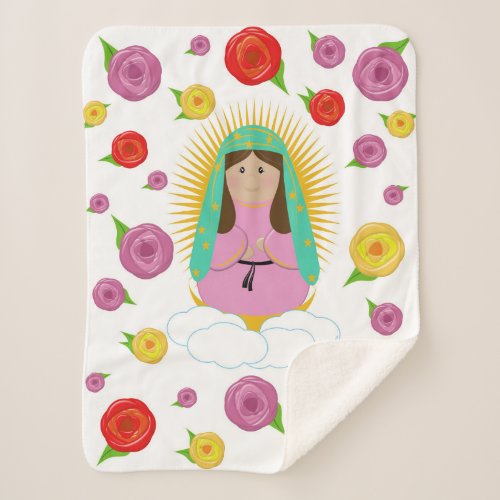 Our Lady of Guadalupe Baby Blanket