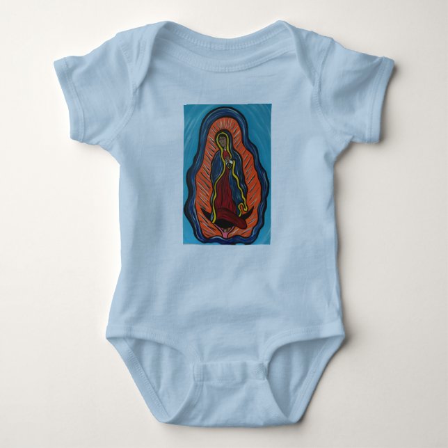 'Our Lady Of Guadalupe' Baby Shirt (Front)