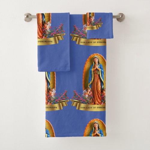 Our Lady of Guadalupe Bath Towel Set