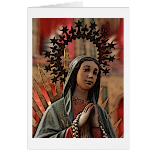 Our Lady of Guadalupe blank card