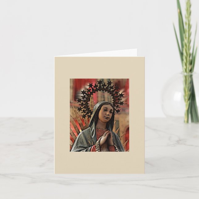 Our Lady of Guadalupe blank card (Front)