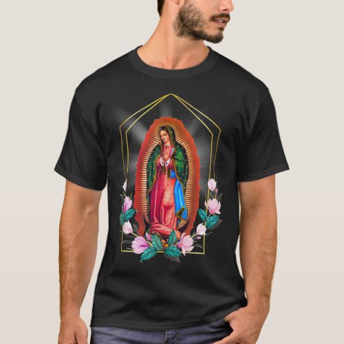 Our Lady of Guadalupe  Blessed Holy Virgin Mary Ca T_Shirt