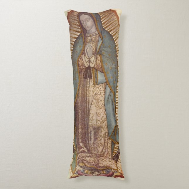 OUR LADY OF GUADALUPE  BODY PILLOW (Front Vertical)