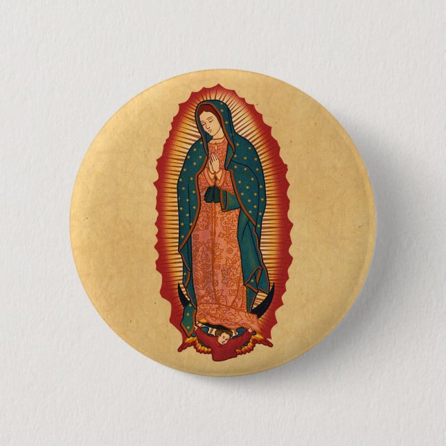 Our Lady of Guadalupe Button (Front)