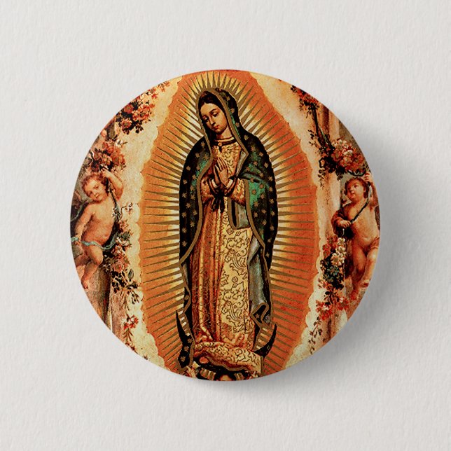 Our Lady of Guadalupe Button (Front)