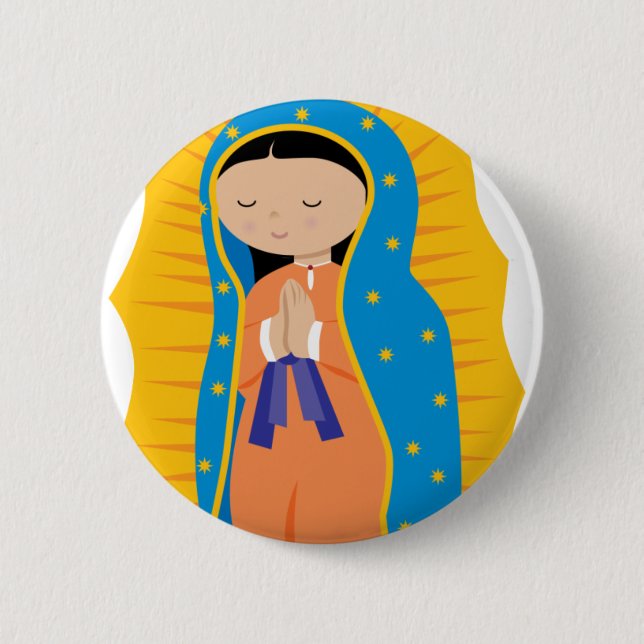 Our Lady of Guadalupe Button (Front)