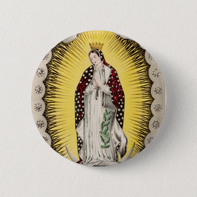 Our Lady of Guadalupe Button (Front)