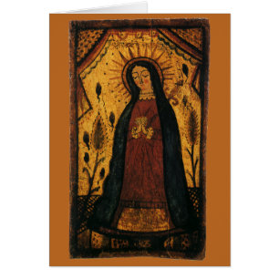Our Lady of Guadalupe by Pedro Antonio Fresquis Cards