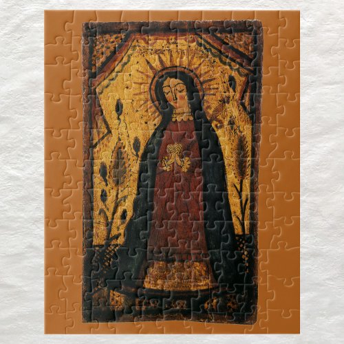 Our Lady of Guadalupe by Pedro Antonio Fresquis Jigsaw Puzzle