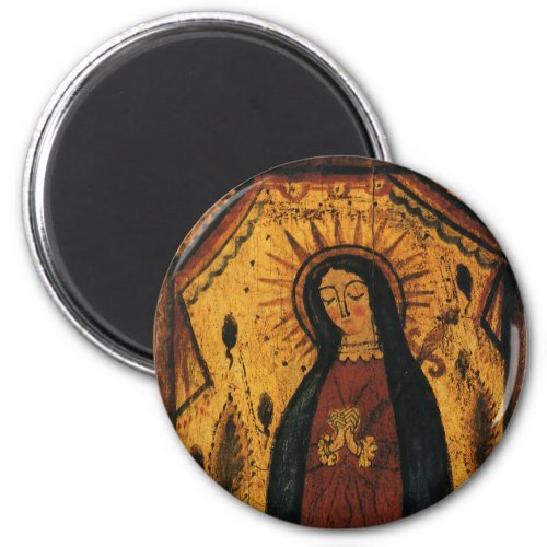 Our Lady of Guadalupe by Pedro Antonio Fresquis Magnet