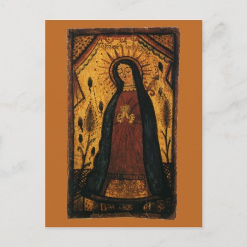 Our Lady of Guadalupe by Pedro Antonio Fresquis Postcard