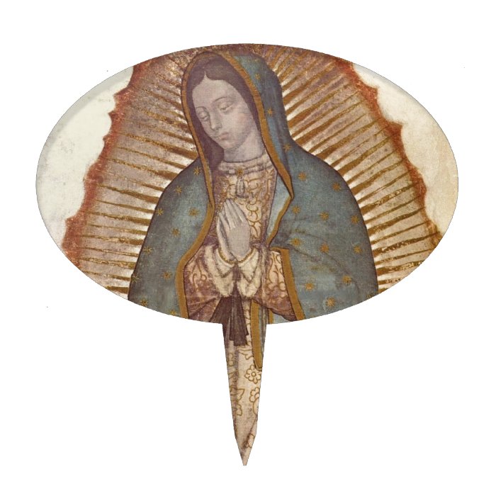 Our Lady of Guadalupe Cake Pick