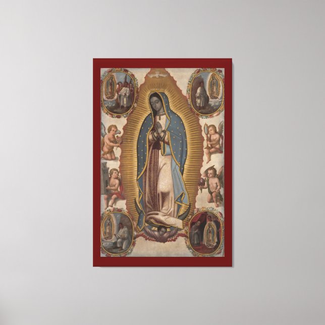 Our Lady Of Guadalupe Canvas Print (Front)