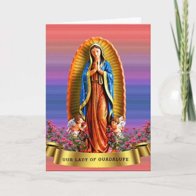 Our Lady of Guadalupe Card (Front)