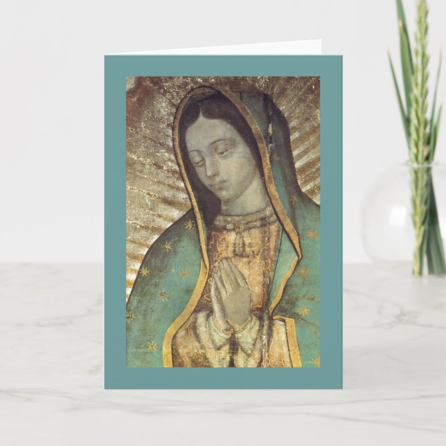 OUR LADY OF GUADALUPE CARD (Front)