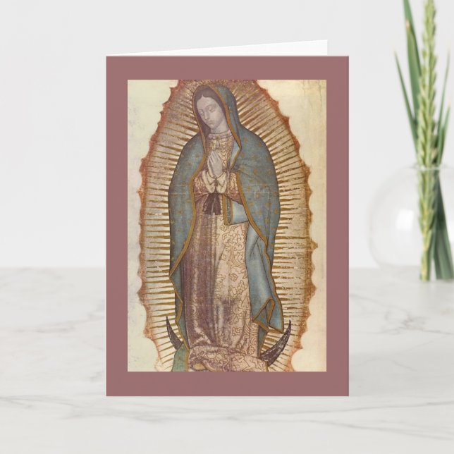 OUR LADY OF GUADALUPE CARD (Front)