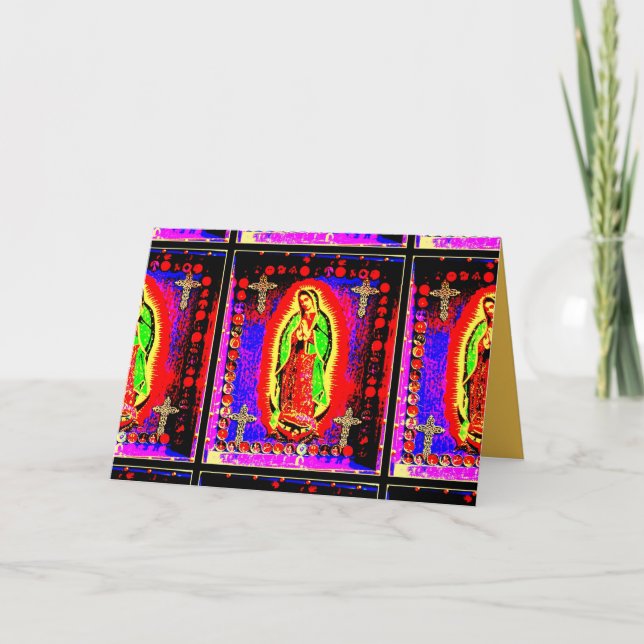 Our Lady of guadalupe Card (Front)