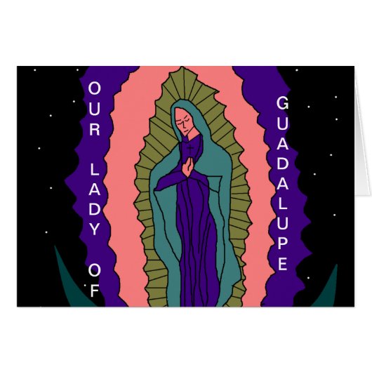 OUR LADY OF GUADALUPE CARDS (Front Horizontal)