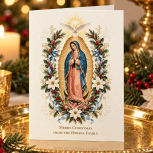 Our Lady of Guadalupe Catholic Holy Spirit Holiday Card