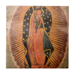 Our Lady Of Guadalupe Ceramic Tile