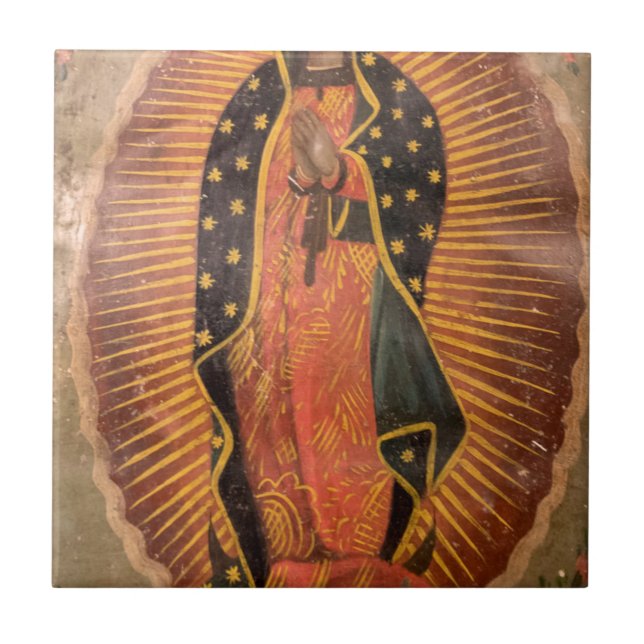 Our Lady Of Guadalupe Ceramic Tile (Front)
