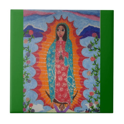 Our Lady of Guadalupe Ceramic Tile