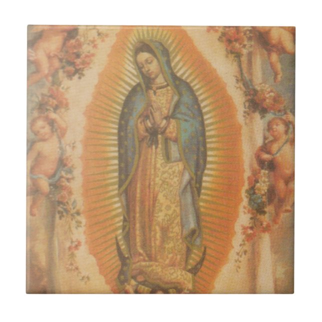 Our Lady Of Guadalupe Ceramic Tile (Front)