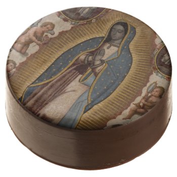Our Lady Of Guadalupe Chocolate Covered Oreo by spillpeace at Zazzle