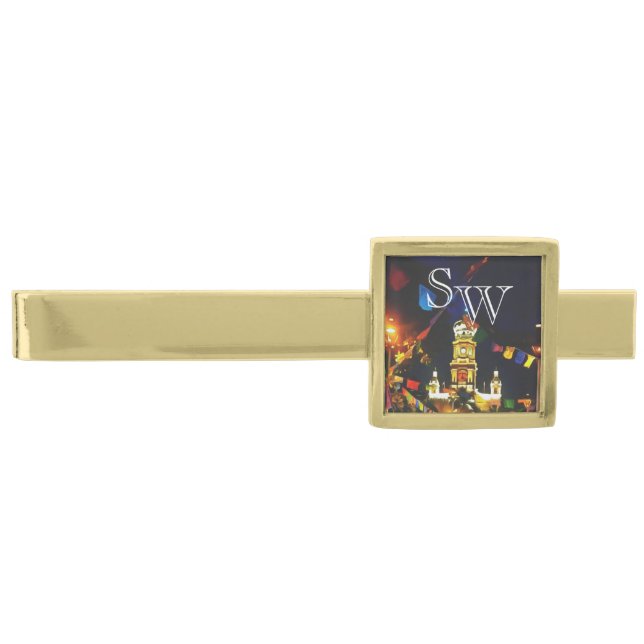Our Lady of Guadalupe Church 190130 Gold Finish Tie Bar (Front)