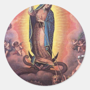 Our Lady Of Guadalupe Classic Round Sticker