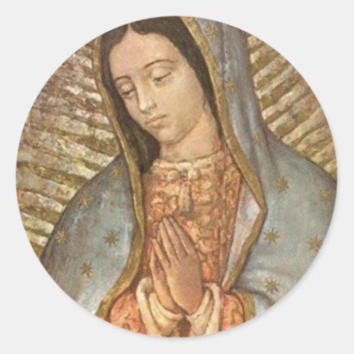 Our Lady Of Guadalupe Classic Round Sticker