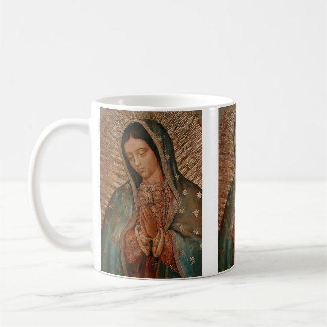 our lady of guadalupe coffee mug (Left)