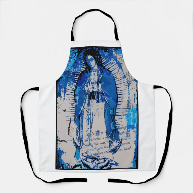 Our Lady of Guadalupe Collage Apron (Front)