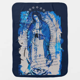 Our Lady of Guadalupe Collage Baby Blanket