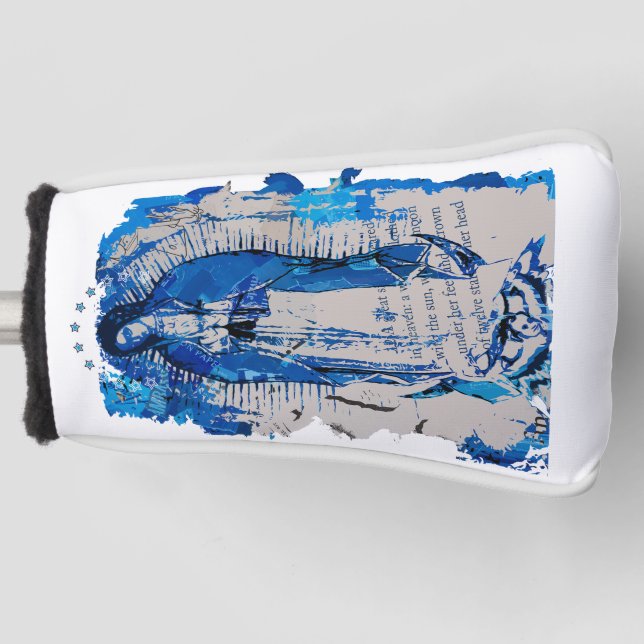 Our Lady of Guadalupe Collage Golf Head Cover (Front)