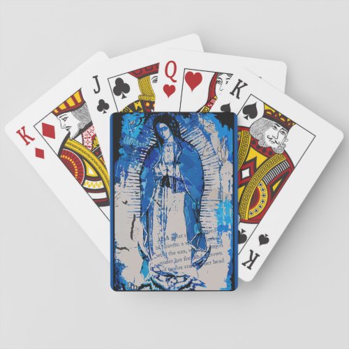 Our Lady of Guadalupe Collage Playing Cards